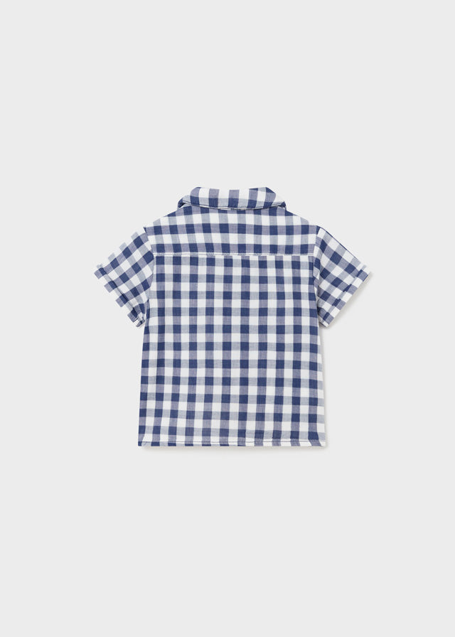 Button-Down Shirt - Navy Plaid