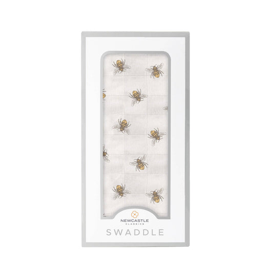 Honey Bee Bamboo Swaddle