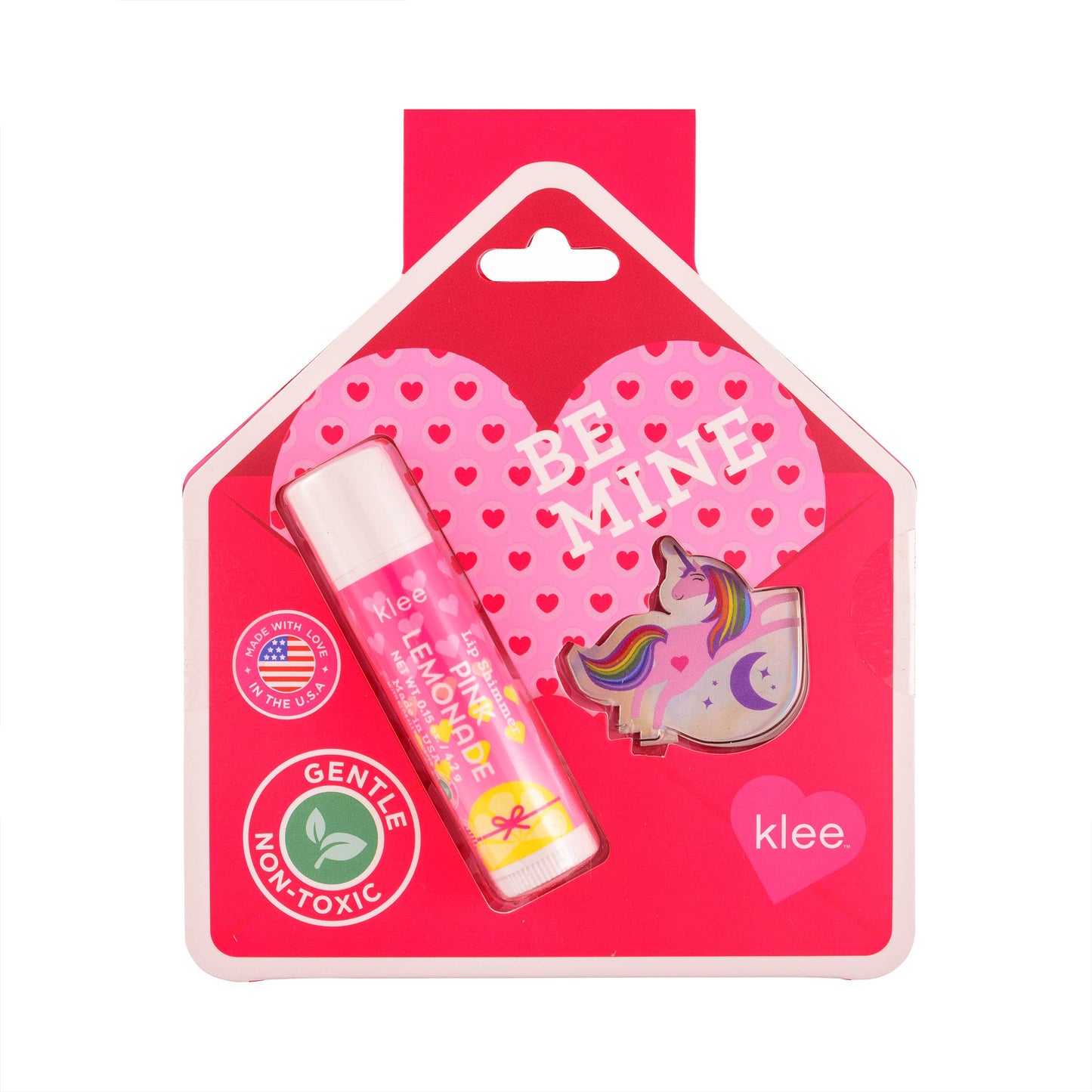 Valentine's Day Lip Shimmer and Sticker Set