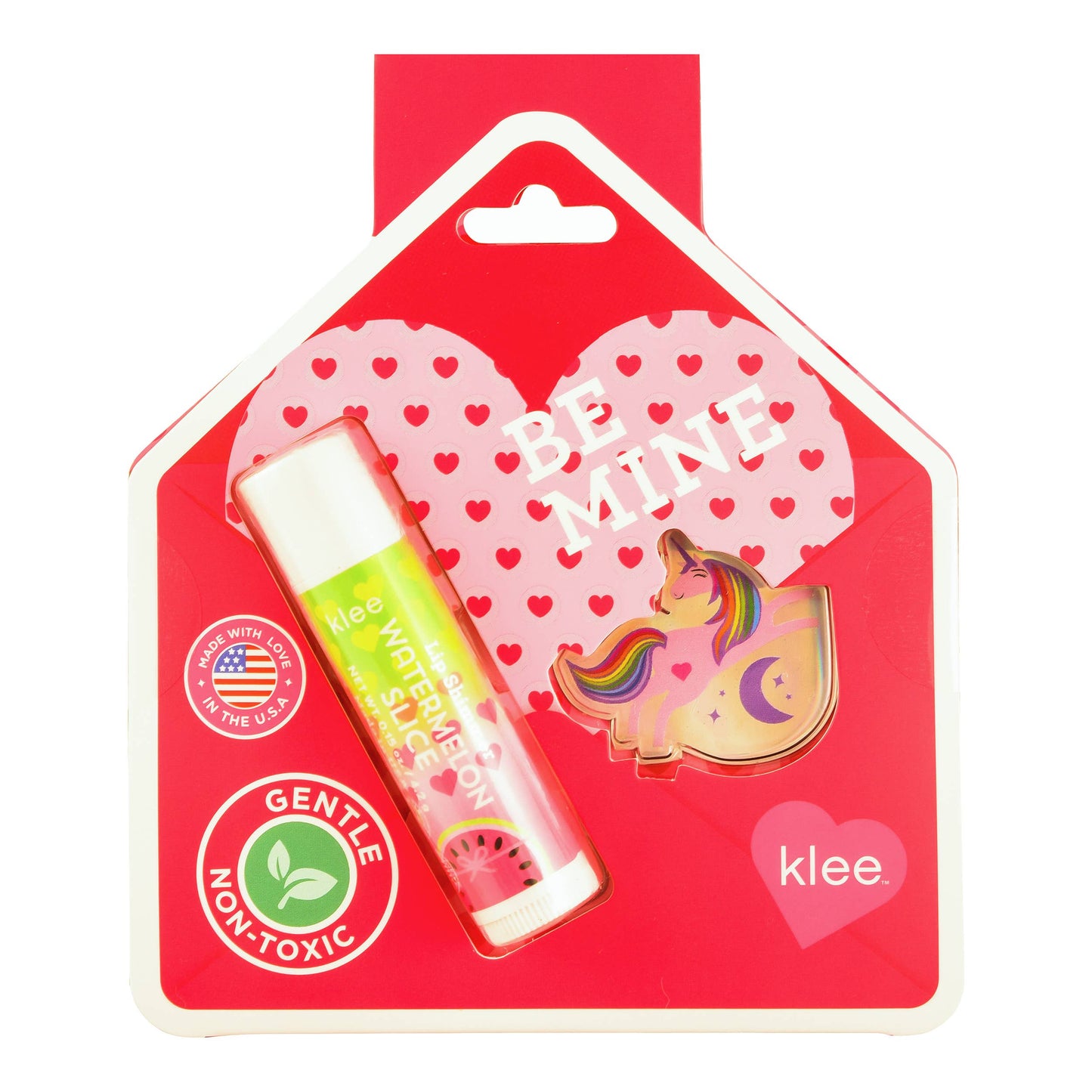 Valentine's Day Lip Shimmer and Sticker Set