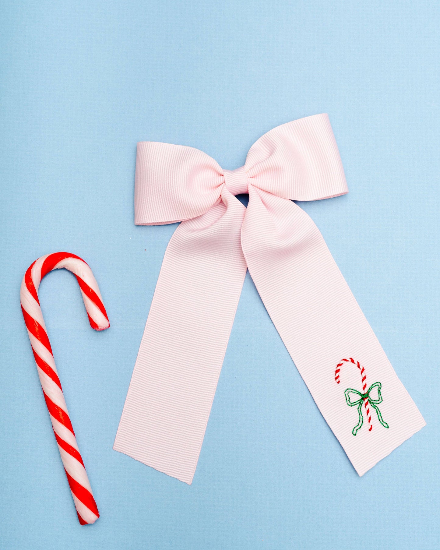 Candy Cane Bow