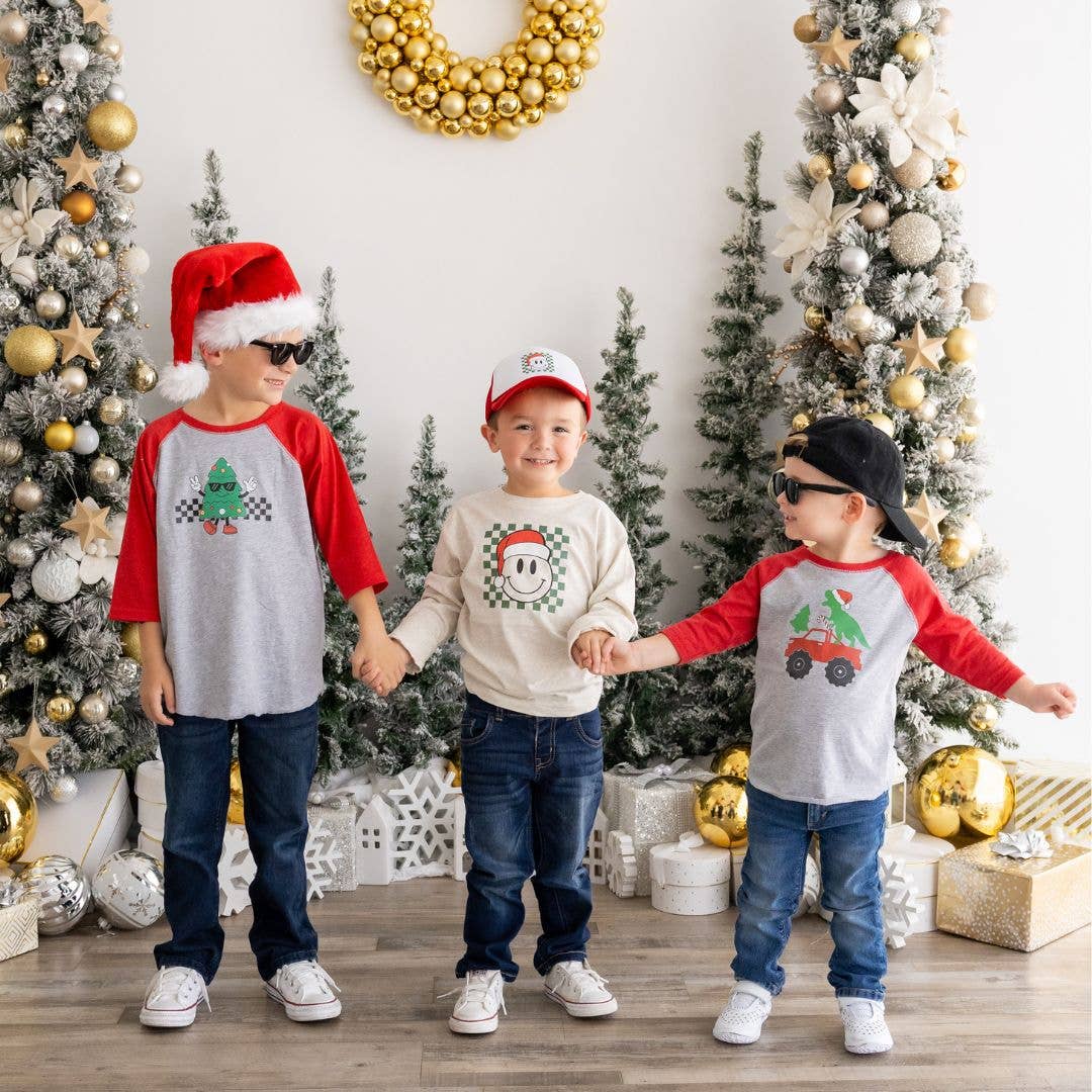 Sweet Wink Santa Dino Monster Truck Tee