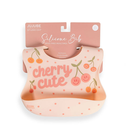 Silicone Bib Cherry Cute