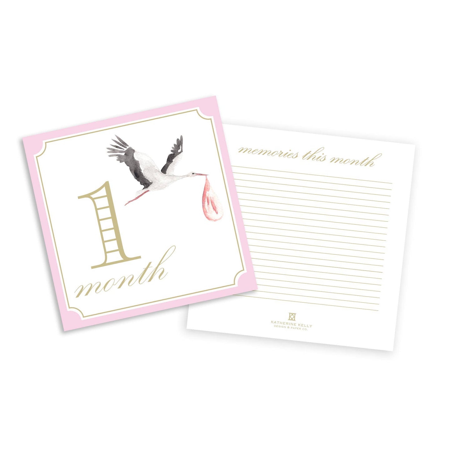 Milestone Cards - Classic Girl