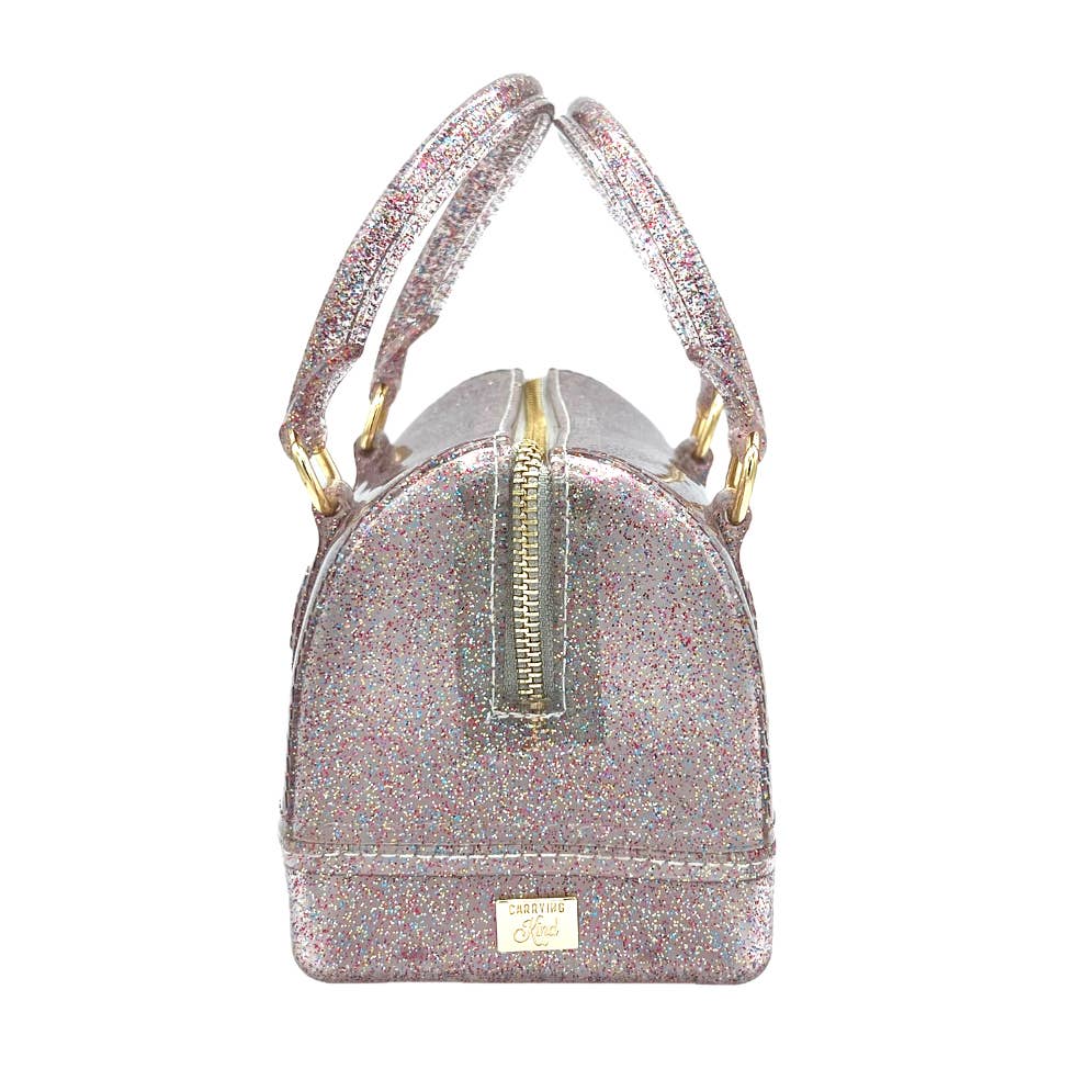 Ruby Multi-Sparkle Jelly Purse: Crystal Heart Edition