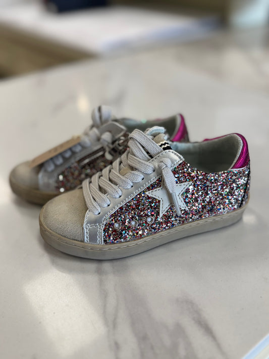 Multi Glitter Paula Mini Sneakers