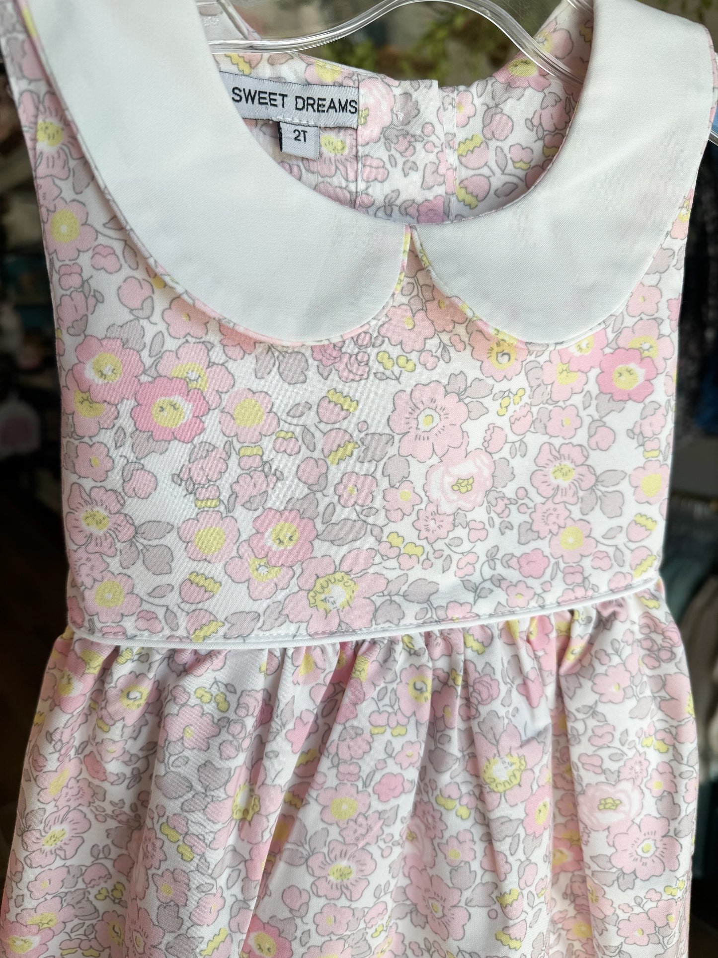 Melody Pink Flower Print Dress