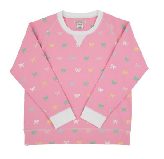 Cassidy Comfy Crewneck - Recess Ribbons