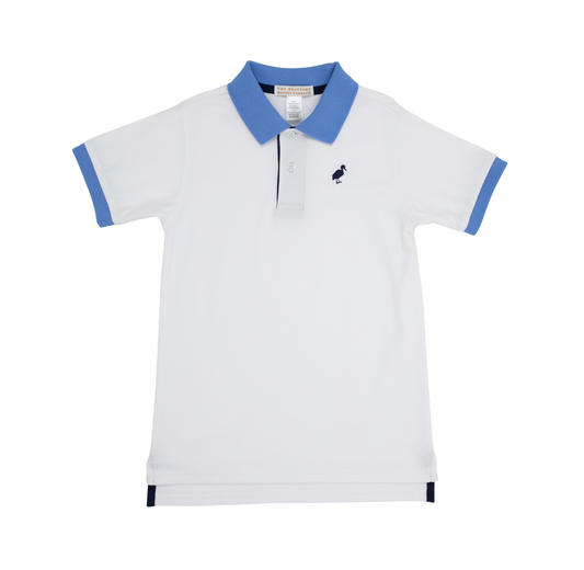 Prim & Proper Polo - Worth Avenue White