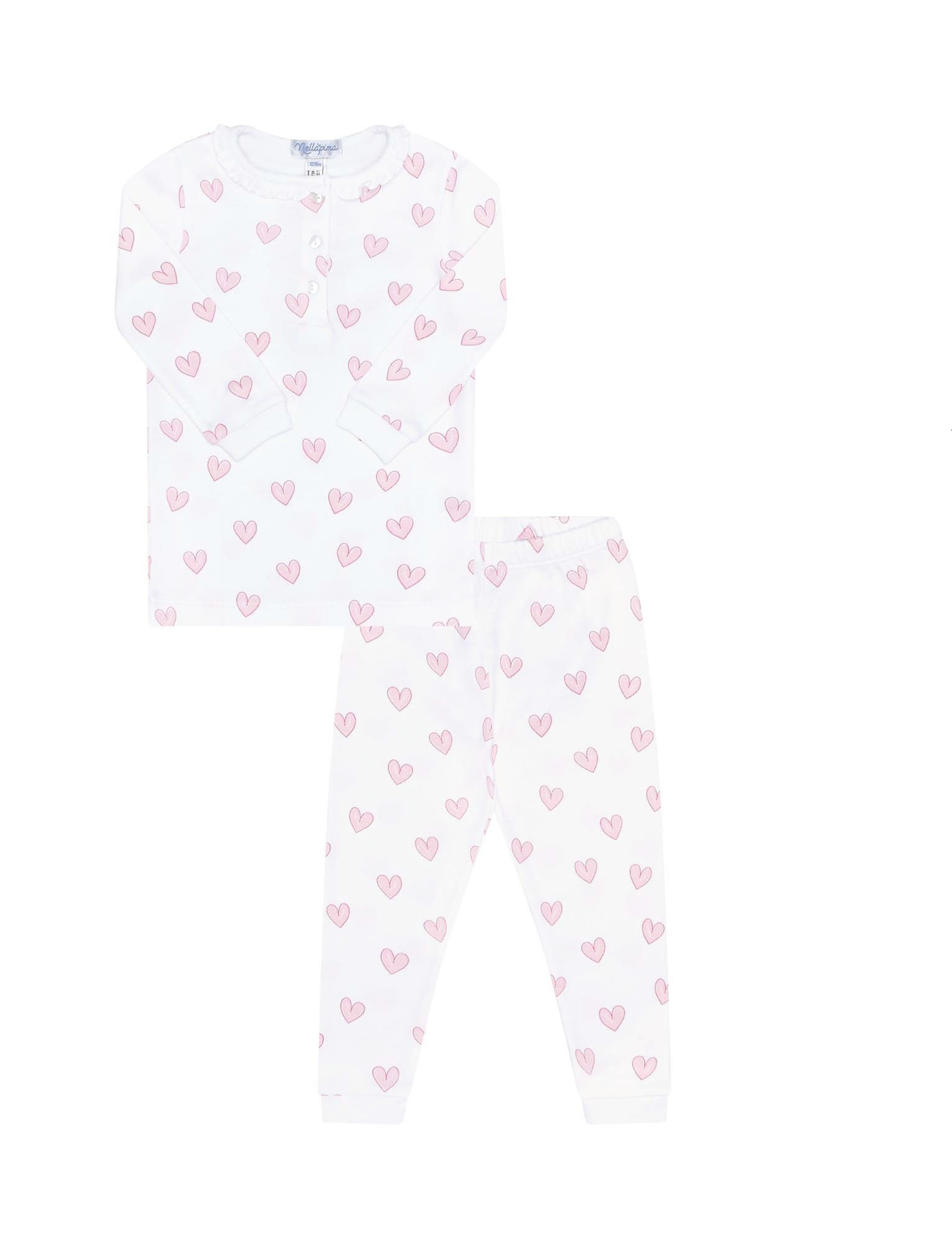 Nellapima Pink Heart Print Pajama