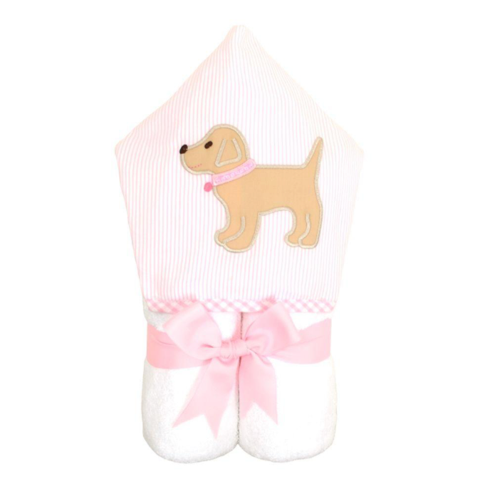 Pink Lab Puppy EveryKid Towel