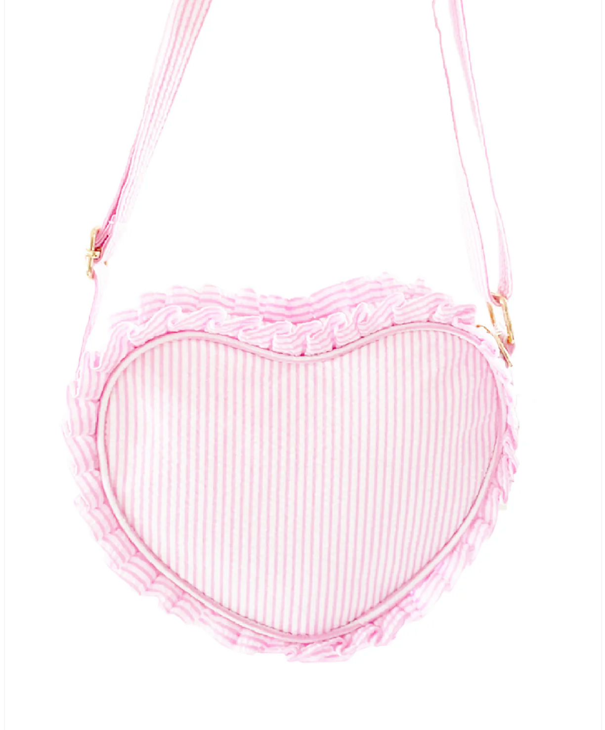 Heart Seersucker Purse