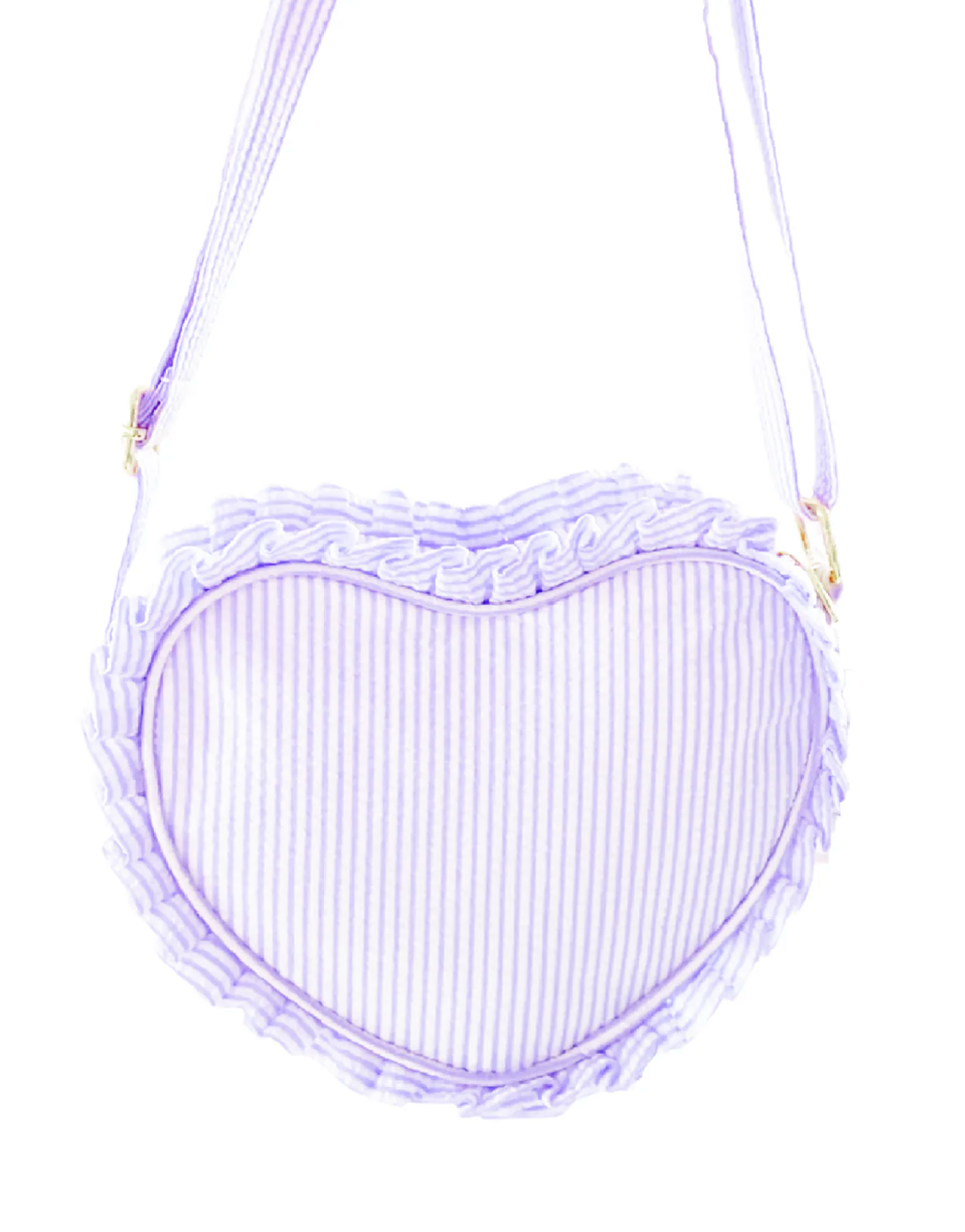 Heart Seersucker Purse