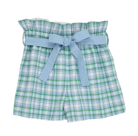 Maddie Bea Bag Shorts - Eastpoint Plaid