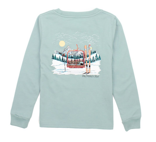 Properly Tied Boys Ski Lift Long Sleeve