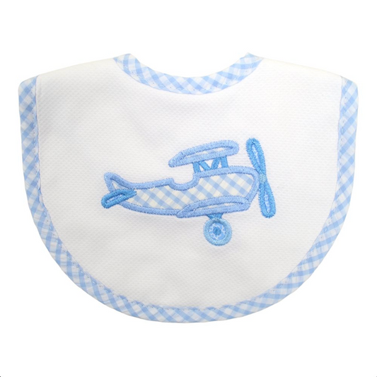 Blue Plane Bib