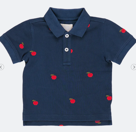 Apple Embroidery Boys' Alec Shirt