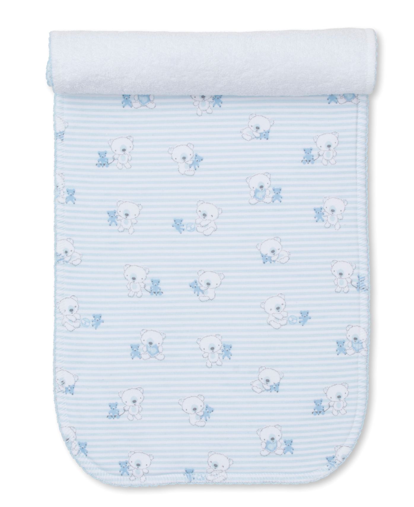 Kissy Kissy Small Single Boys Burp Cloth