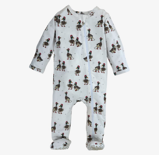 Duck the Halls Zipper Pajama