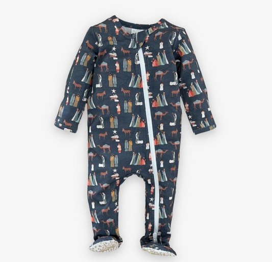 Silent Night Footie Pajama