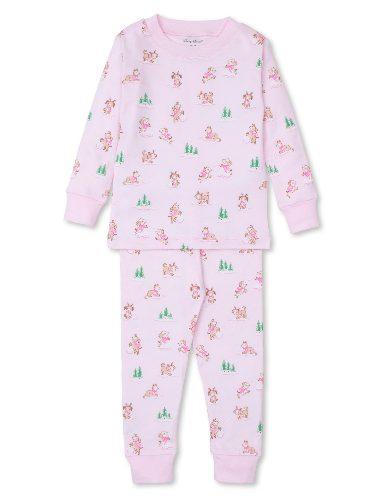 Kissy Kissy Pink Puppy Pajamas