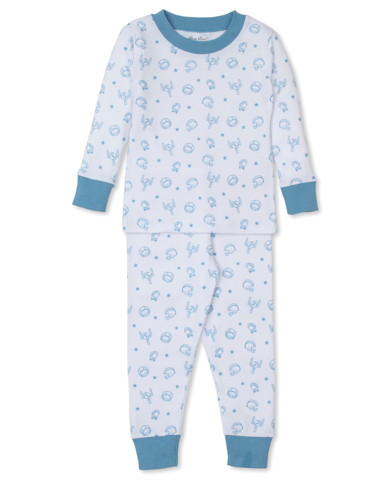 Kissy Kissy Football Kicks Two Piece Pajama Set