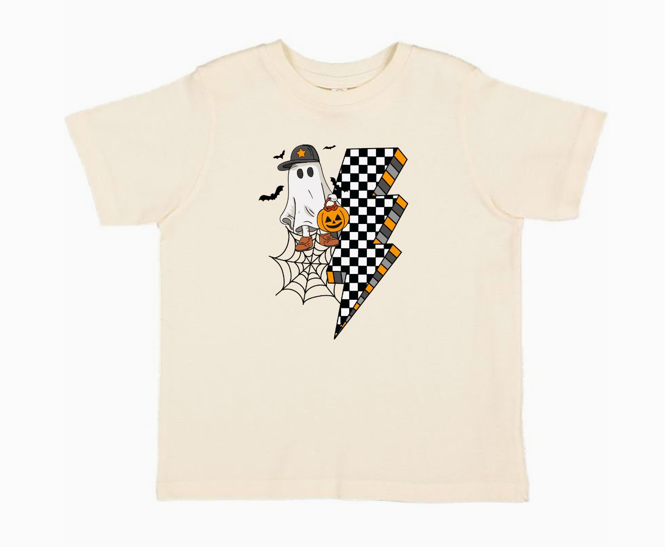 Checker Ghost Halloween T-Shirt