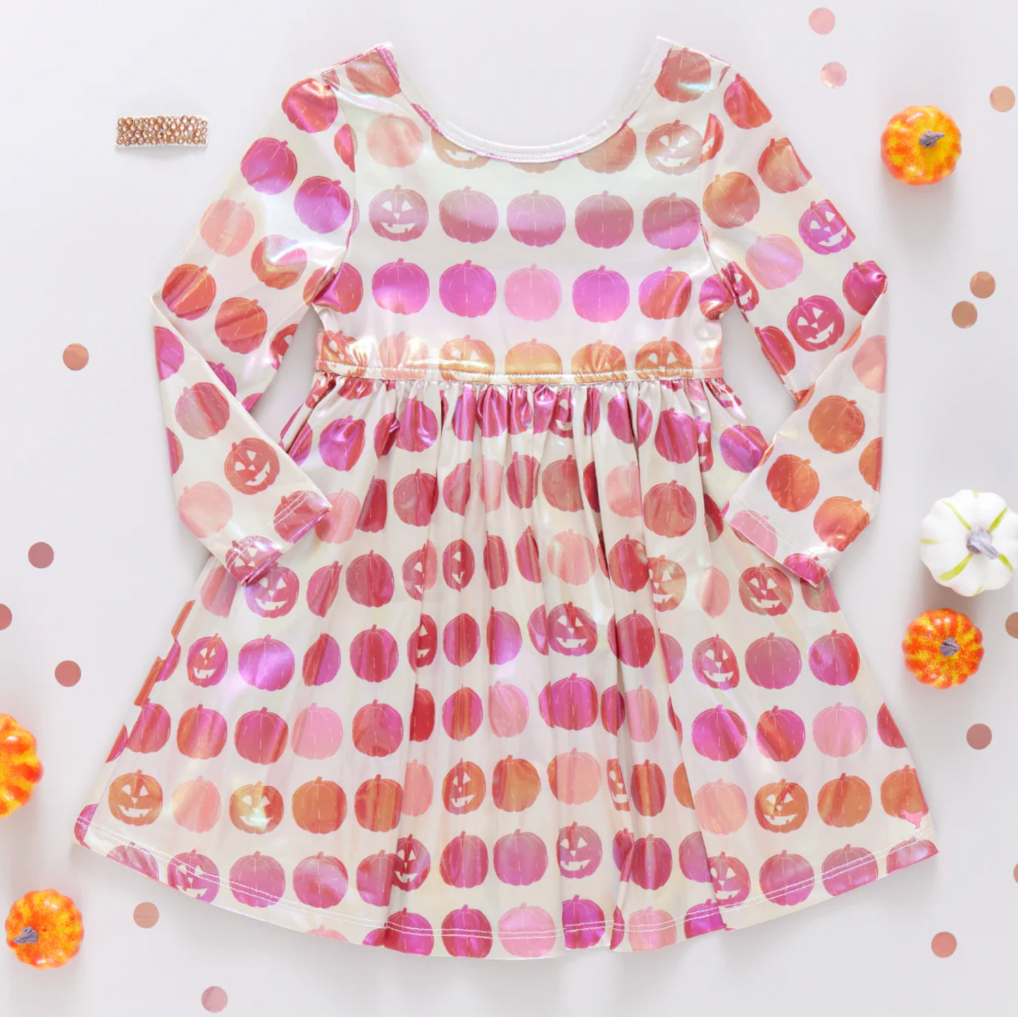 Pink Chicken Pumpkin Dress