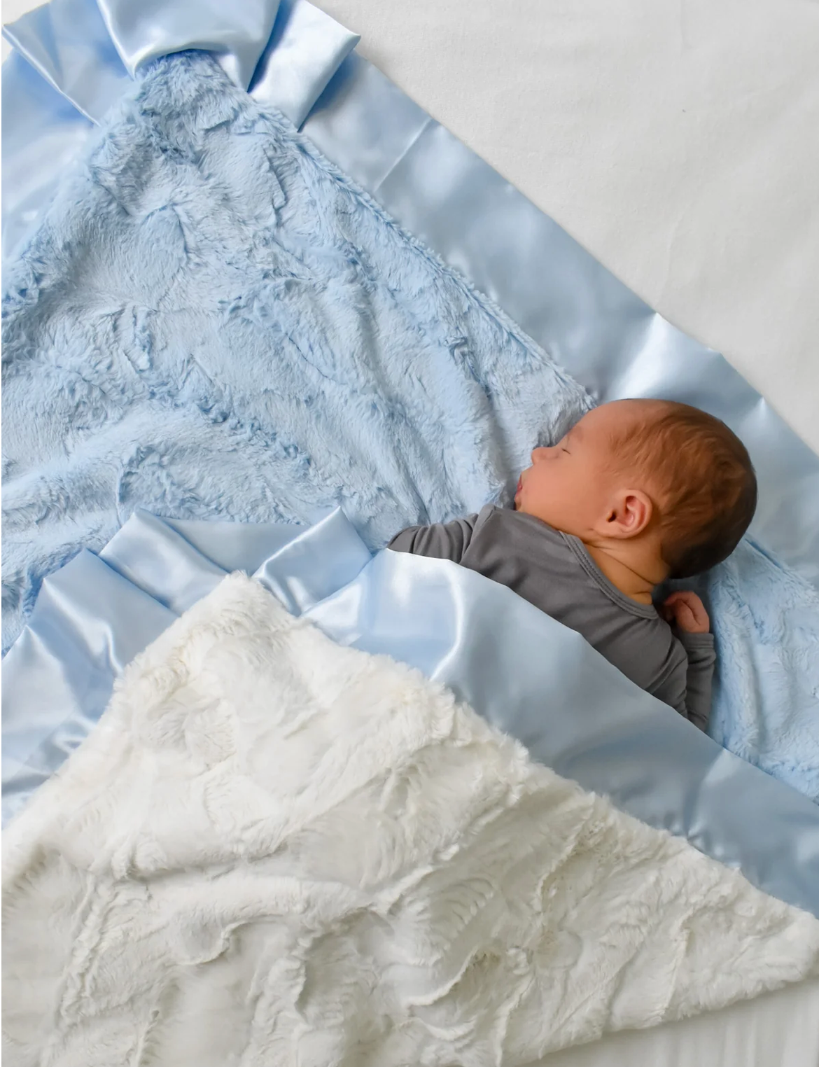 Classic Baby Blue Cuddle Blanket