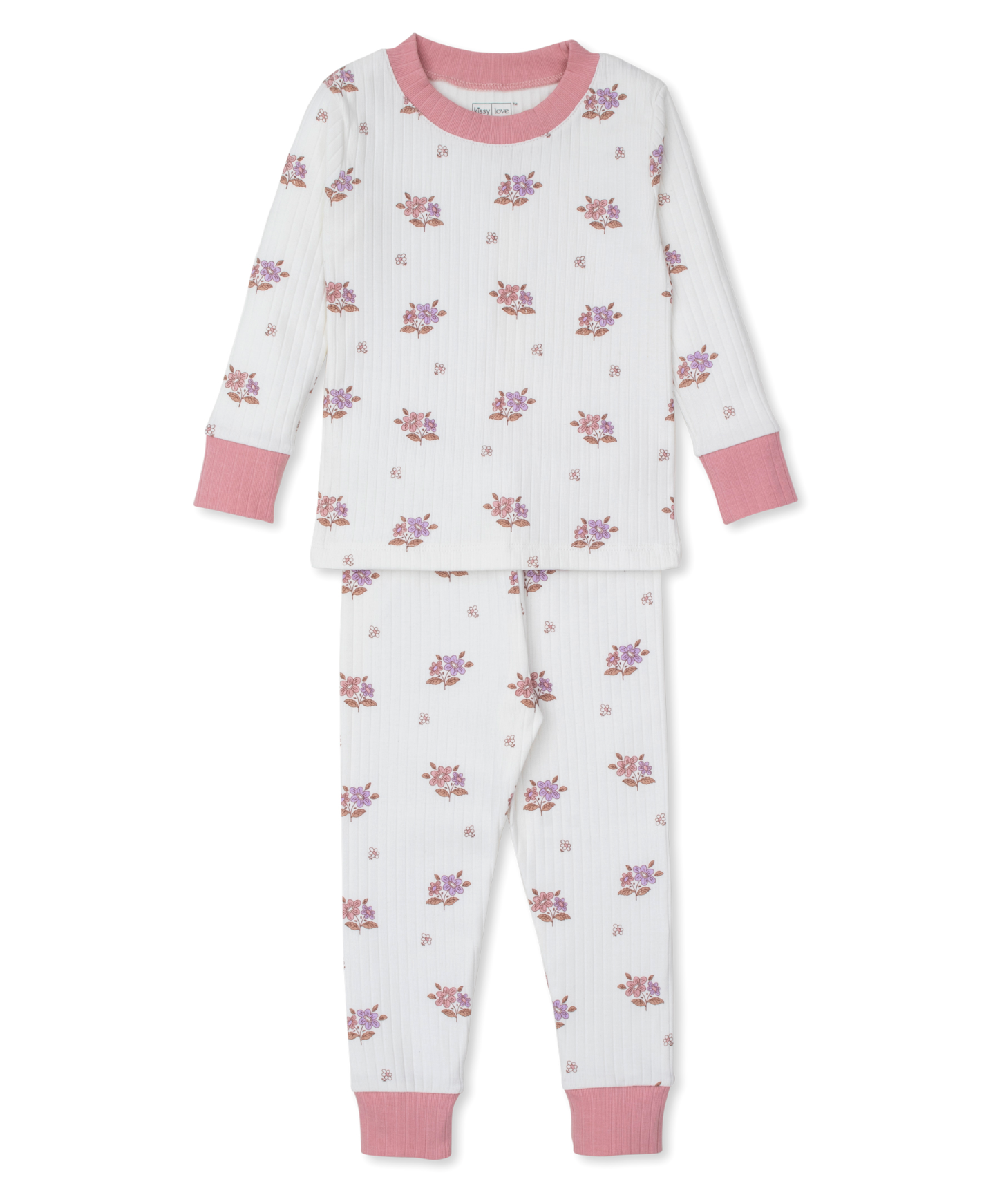 Kissy Kissy Pink Floral Pajama Set