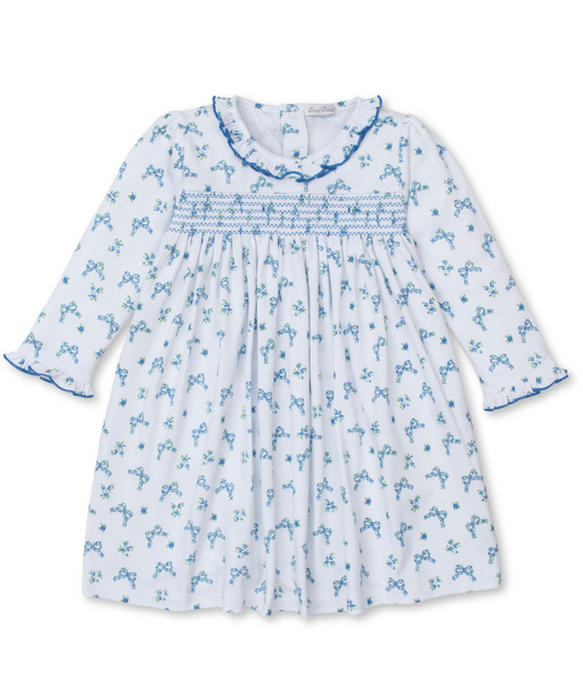 Kissy kissy Blue Bows Smocked Dress