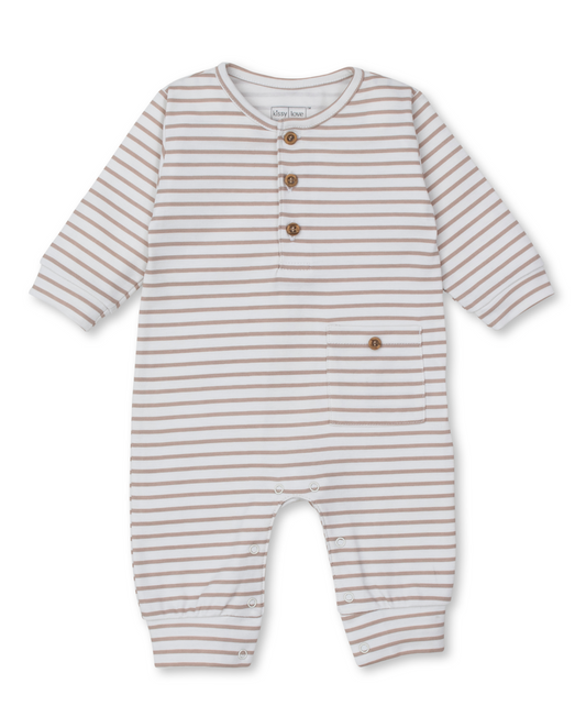 Kissy Kissy Tan Stripe Playsuit