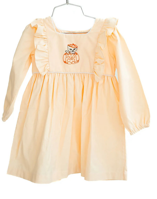 Kitty Jack O'lantern Embroidered Hazel Dress