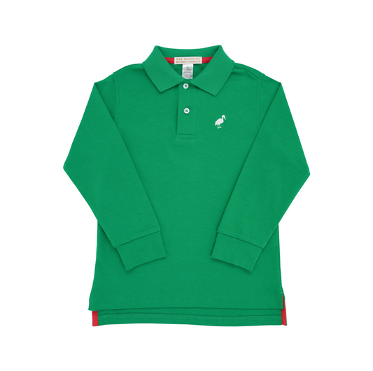 Long Sleeve Prim & Proper Polo - Kiawah Kelly Green