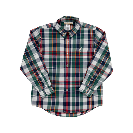 Dean's List Dress Shirt - Field Park Plaid