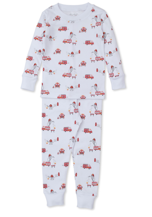 Kissy Kissy Firetruck Pajama Set