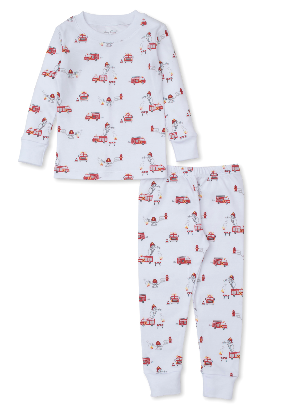 Kissy Kissy Firetruck Pajama Set