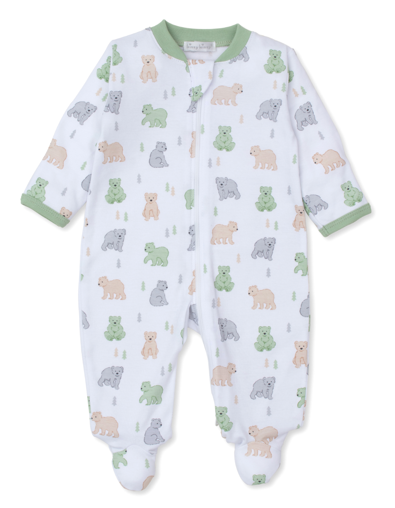 Kissy Kissy Big Hearted Bear Footie