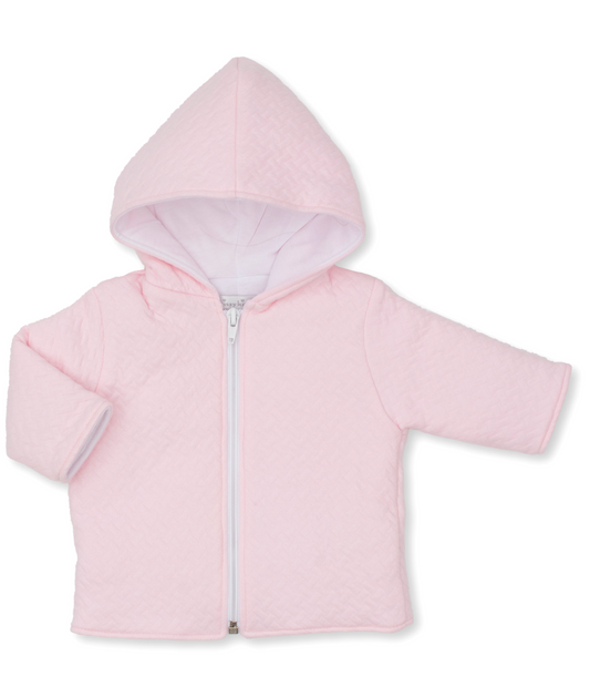 Kissy Kissy Pink Jacquard Zip Up Jacket