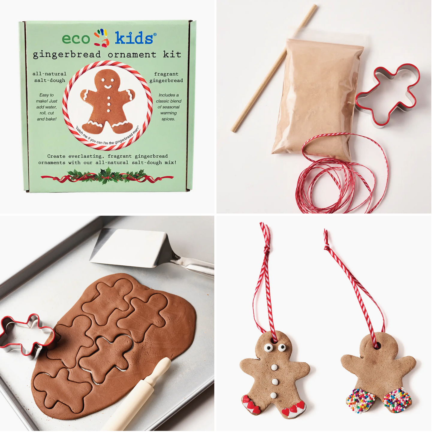 Eco-Kids Gingerbread Ornament Kit