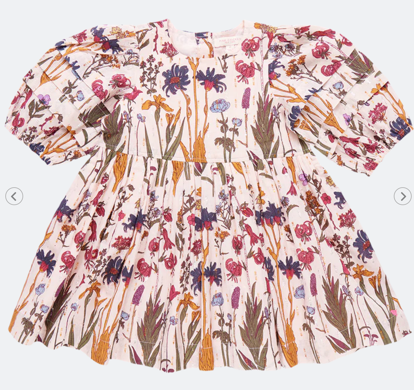 Autumn Flowers Girls Brooke Dress