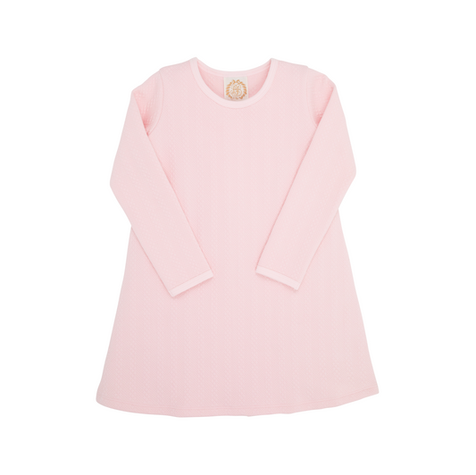 Long Sleeve Polly Play Dress - Palm Beach Pink