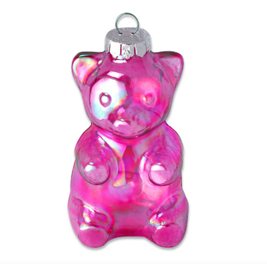 Pink Gummy Bear Ornament