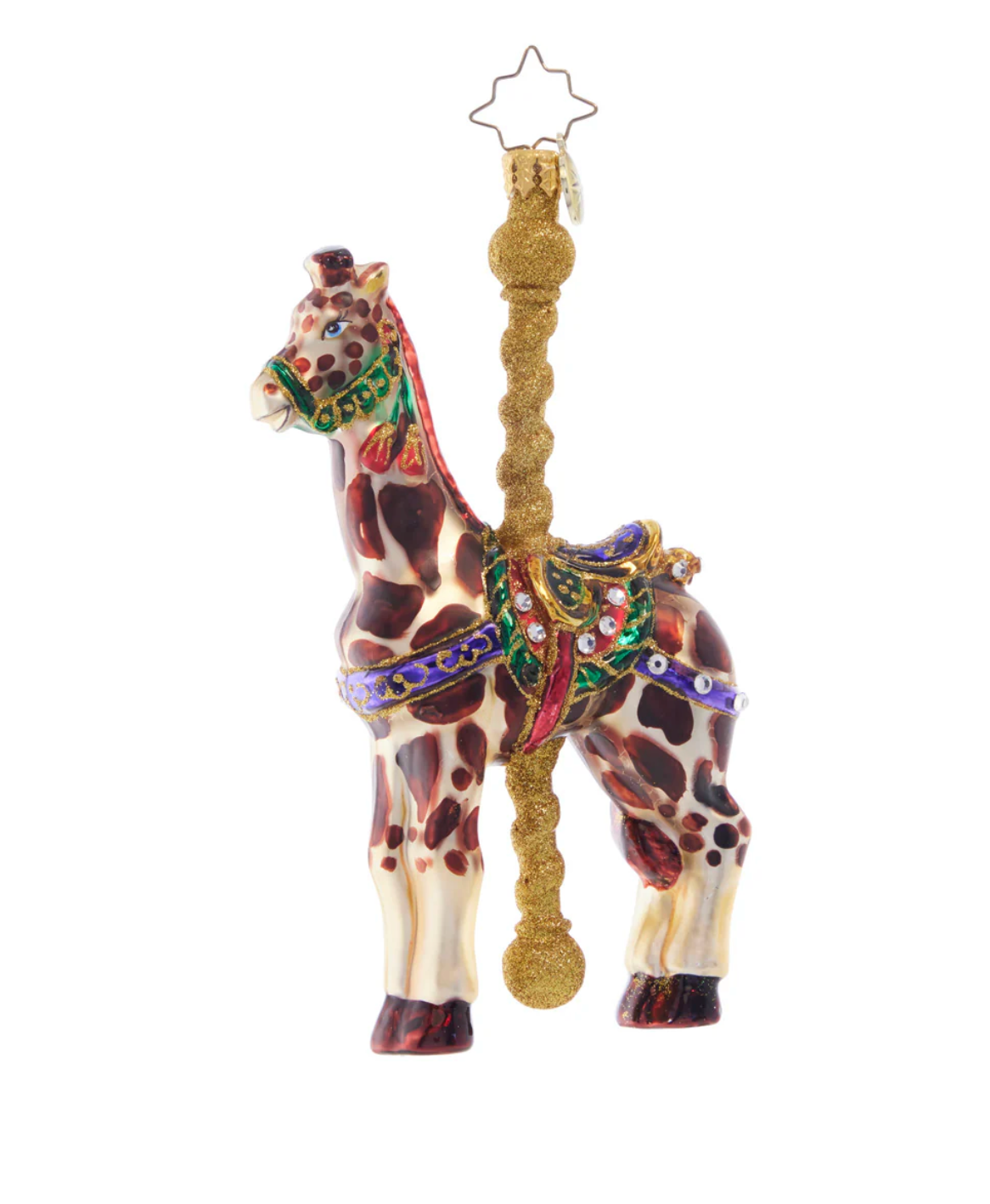 Gilded Giraffe Ornament