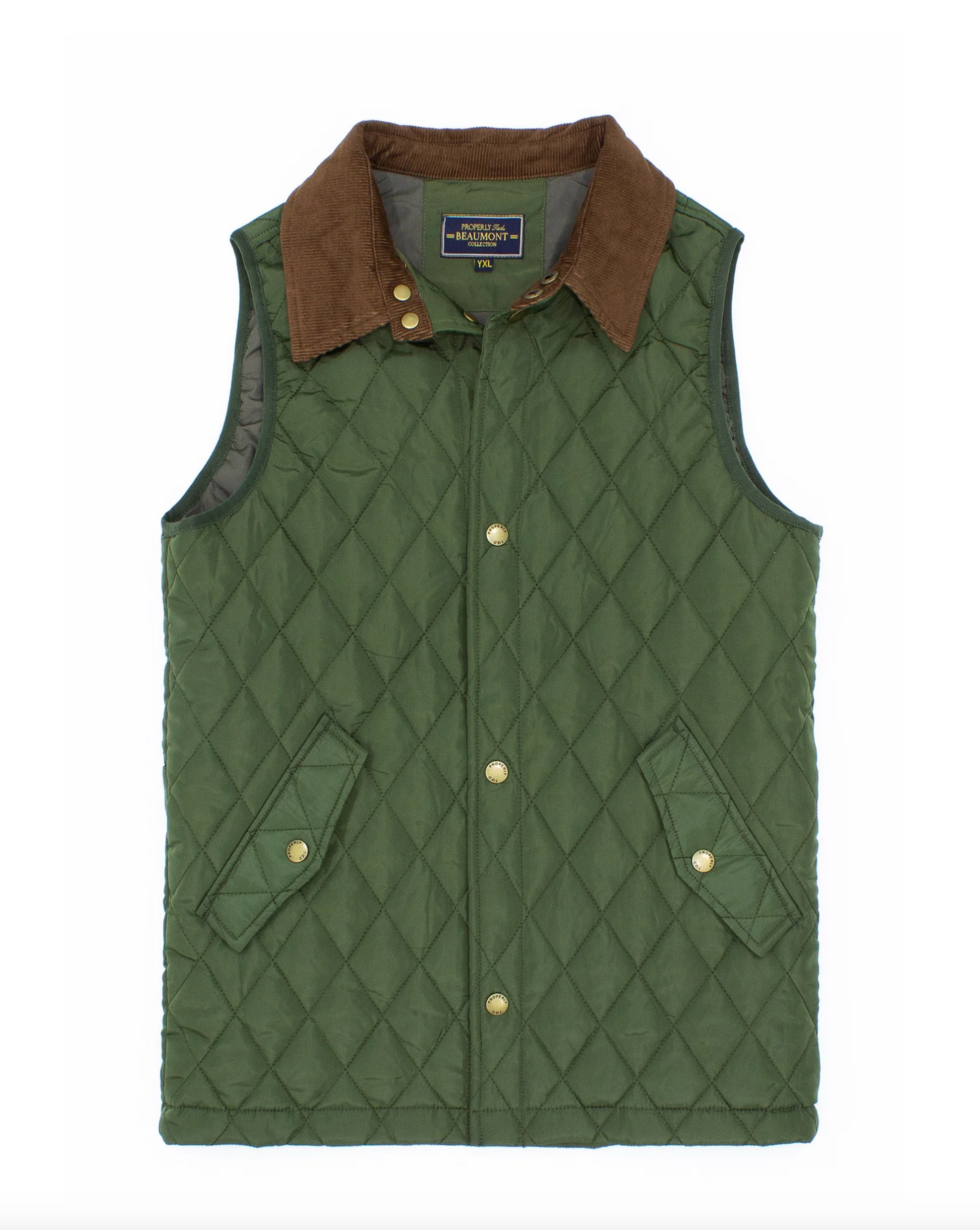 Properly Tied Boys Beaumont Vest - Olive