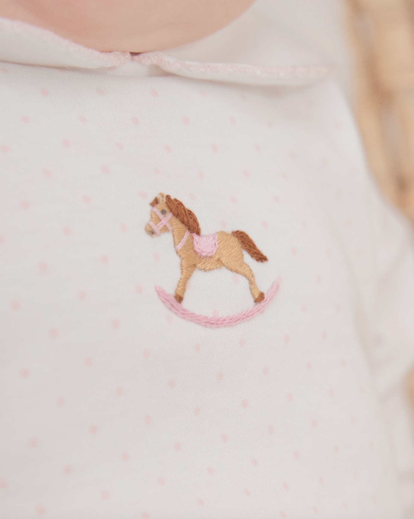 Baby Girl Rocking Horse Bloomer Set