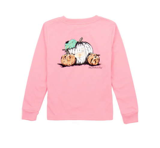 Properly Tied Girls Duck O' Lantern Long Sleeve