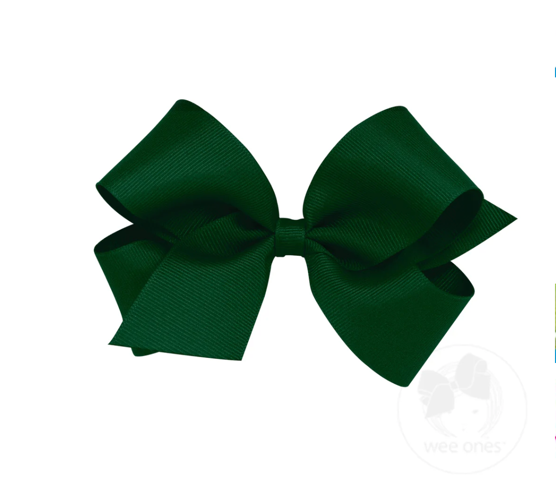 Medium Classic Grosgrain Hair Bow - Multiple Color Options