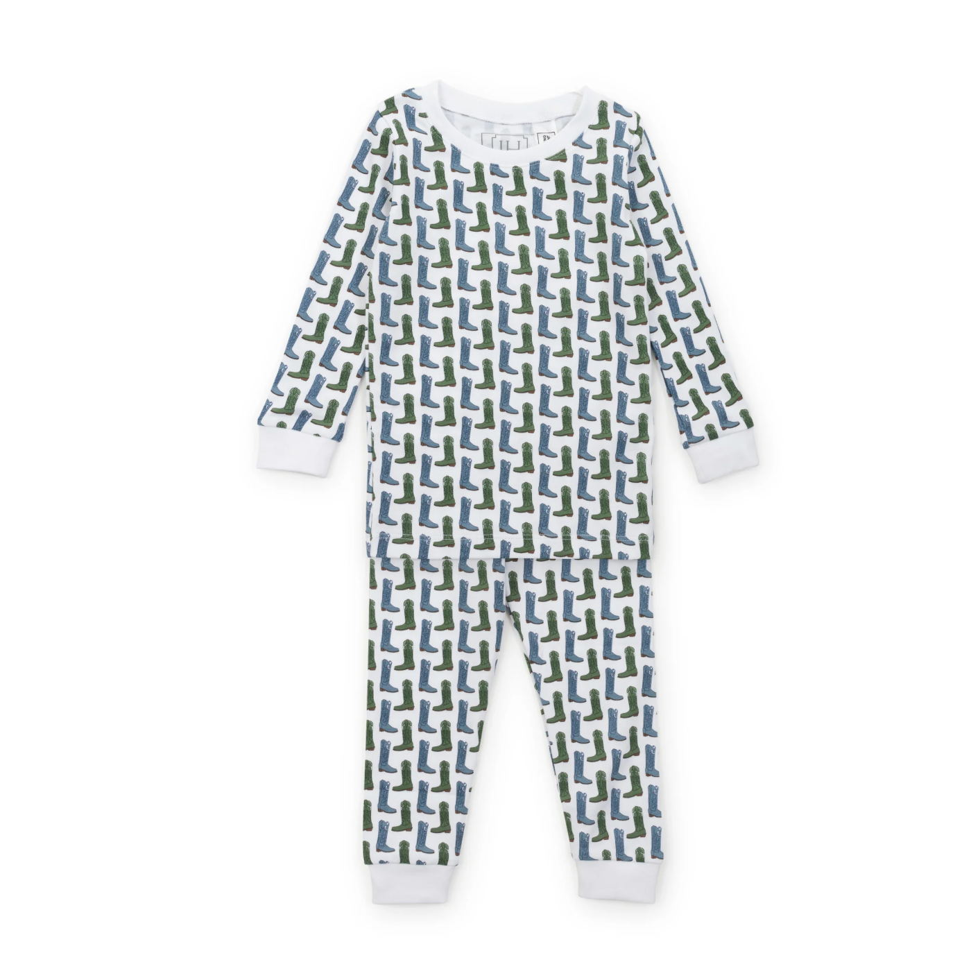 Lila and Hayes Grayson Cowboy Boots Pajama Set