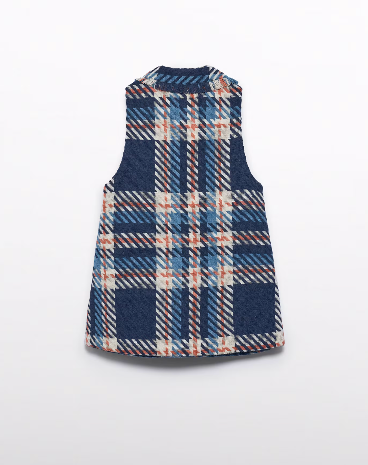 Girls Check Pinafore